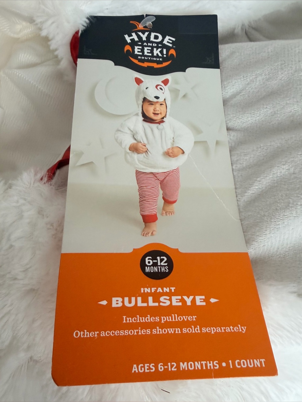 Target Infant Bullseye Hooded Pullover - White and Red